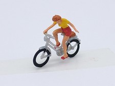 Preiser Figure Cyclist Lady On
