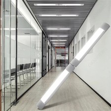 Spliced LED Batten Light 6500K Fluorescent Strip Light Slim Fitting Garage Lamps