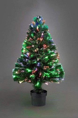 Christmas tree pre lit green - christmas, pre-lit