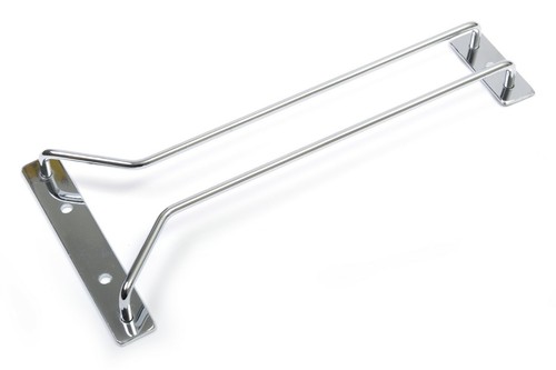 Wine glass holder - glass, chrome