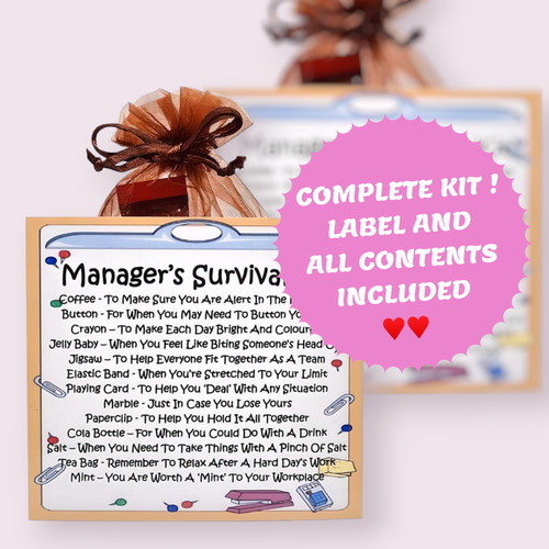 Manager survival kit - kit, fun