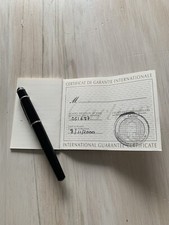 Cartier Platinium Diabolo Fountain Pen Mini, Gold Nib 18k 750 Made In France