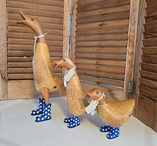 DCUK Wooden DUCKS Spotty