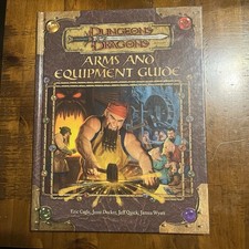 Arms and Equipment Guide Dungeons & Dragons 3E DnD Hardback D&D 2003 First Print