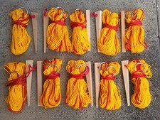 10 yellow rabbit purse nets