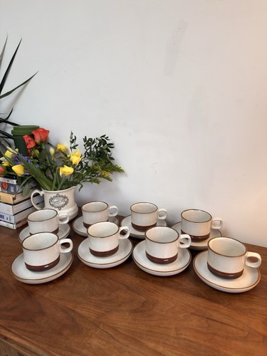 Denby potters wheel cup and - 8x,