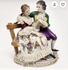 Volkstedt Porcelain Couple