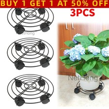 3 x Plant Pot Stand Round