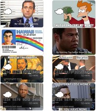 8-Pack Funny Meme Credit Card