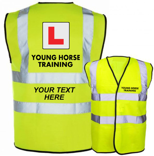 Young horse training - young, vis