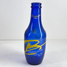 Vintage Babycham Blue Glass