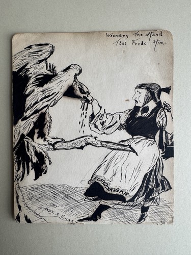 Original pen ink - pen, art