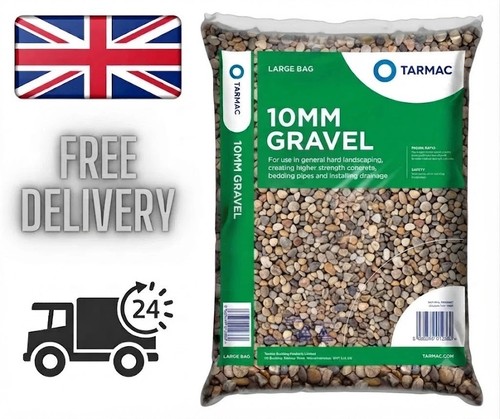 10mm gravel 25kg pea shingle - 25kg,