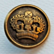 6 metal military style buttons