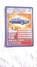 Maybach 62 #397 Top Gear Turbo Challenge Extra 2010 BBC Rare TCG Card