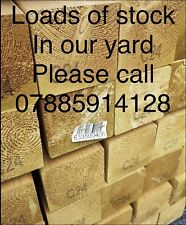 4x4 treated tanalised fencing post 95mm x 95mm 2.4m length