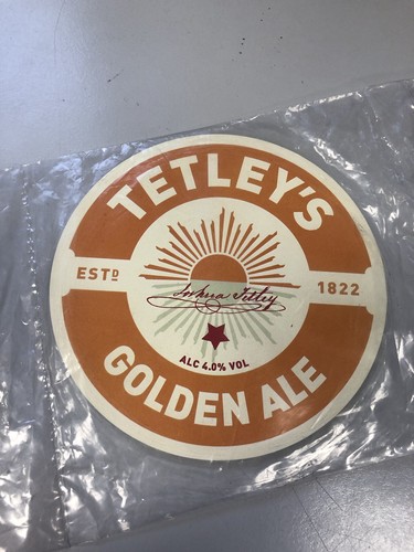 Tetley golden ale pump clip - ale,