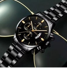 Gents Geneva stainless steel