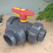 2inch PVCu 3 Way Ball Diverter Valve , Swimming pool, Fish pond