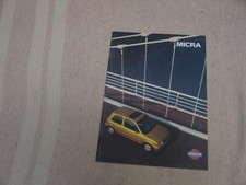 Nissan Micra brochure  catalog