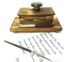 Calligraphy ink blotter & pen