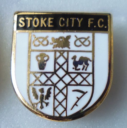 Stoke city football enamel pin - stoke,