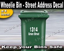 Wheelie Bin house and street