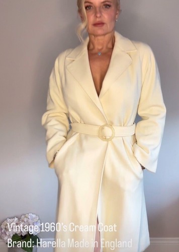 Vintage cream coat - vintage, 10