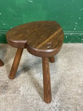 Acornman Alan Grainger 3 Leg Handcrafted Heart Stool