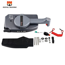 Side Mount Control Box for YAMAHA Boat Engine (Simple), Pull to Open Boat Motor 
