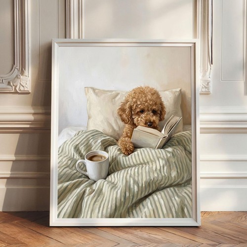 Mini poodle bedroom art - mini,