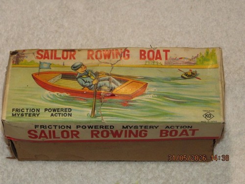 Vintage sailor rowing boat - sailor,