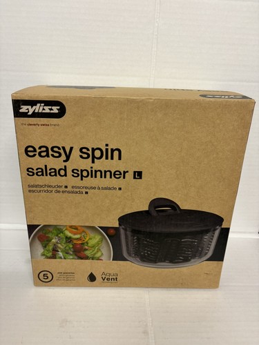 Zyliss easy spin salad - spin, spinner