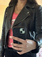 Zara Woman black  leather