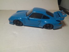 PORSCHE 911 1/18 UT  993 GT2 diecast Modified Slammed Baby Blue Custom Tints 