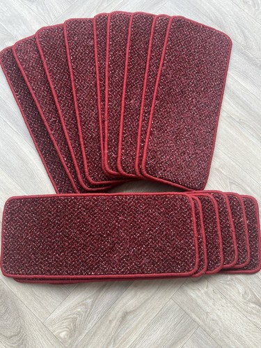Carpet stair case - case, treads
