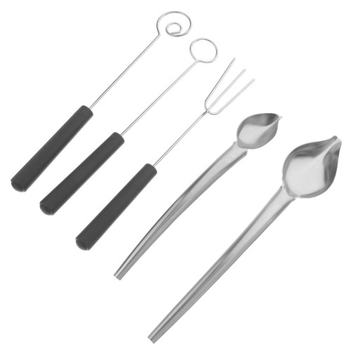5pcs chocolate dipping - chocolate, spoons