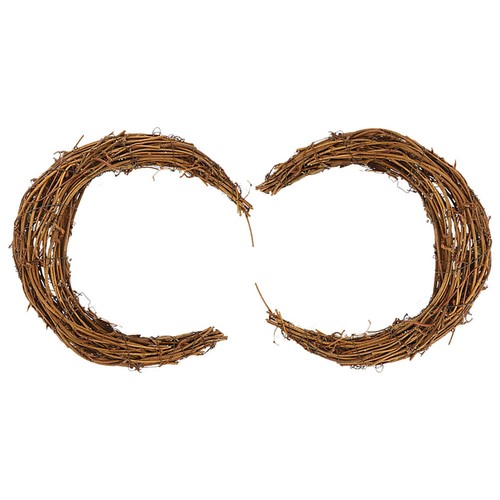 Pcs moon shaped wreath - 2,