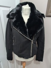 ASOS Faux Fur Collar Zip Up
