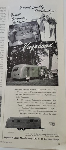 1948 vagabond coach - vagabond, model