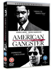American Gangster DVD Drama (2008) Russell Crowe Free Royal Mail Delivery