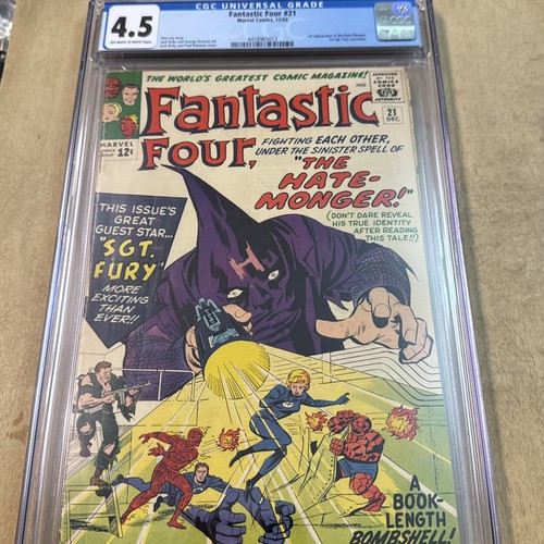 Fantastic four cgc 5 - #21, 4.5