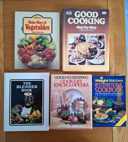 Retro cookery books from - 5,