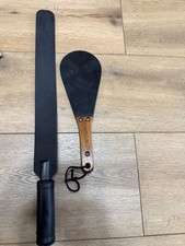 Two high quality rubber spanking paddles 