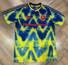 Arsenal Adidas Human Race Shirt - Size Adult Large P2P 20.5inches