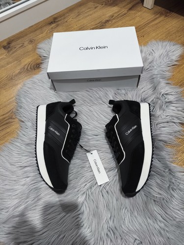 Calvin klein black trainers - calvin,