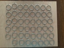 47 Metal Curtain Hanging Rings (45mm Internal Diameter)