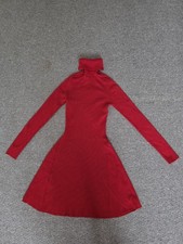 Zara Knitted Red Dress Size S