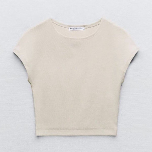 Zara women beige cropped - women’s,