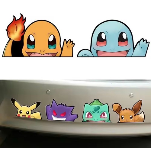 Pokemon car stickers pikachu - car,